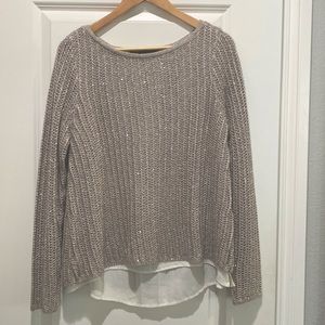 WHBM lined sweater